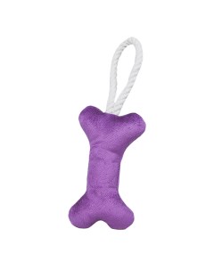 Игрушка для собак Mr Kranch Косточка с канатом фиолетовый 31х9х4см Mr.kranch