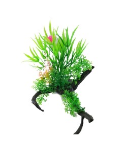 Искусственное аквариумное растение с корягой 00112867 12х10 см Ripoma