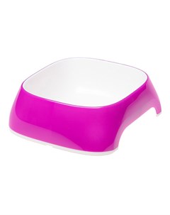 Одинарная миска для кошек пластик фиолетовый 0 4 л Ferplast