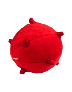 Игрушка для щенков Puppy Sensory сенсорный плюшевый мяч говядина красный 15см Playology