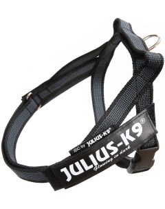 Шлейка IDC Belt harness Color Gray Mini Mini 40 49см 4 7кг черный Julius-k9