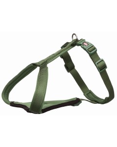 Шлейка для собак Premium Y harness M S нейлон пластик зеленый 50 60 см 15 мм Trixie