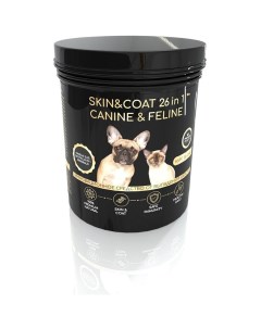 Кормовая добавка для кошек и собак Skin Coat 21 in 1 Canine Feline 30 г Ipet