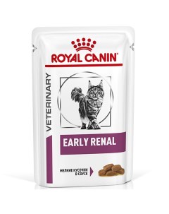 Влажный корм для кошек Veterinary Early Renal свинина курица 85г Royal canin