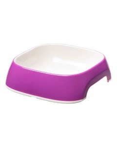 Одинарная миска для кошек и собак пластик резина фиолетовый 0 2 л Ferplast
