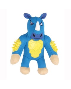 Мягкая игрушка для собак ZS Studs Носорог голубой желтый 23 см 1 шт Hagen