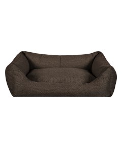 Лежанка для кошки собаки текстиль с подушкой шоколад 33x45x15см Tappi