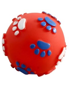 Игрушка для собак Мяч Лапки виниловый 7 см Nobrand