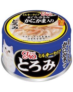 Консервы для кошек Ciao Toromi куриное филе с тунцом и сурими 80 г Inaba