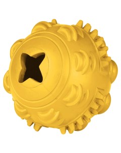 Игрушка для собак Mr Kranch Мяч с ароматом сливок желтый 8 см Mr.kranch