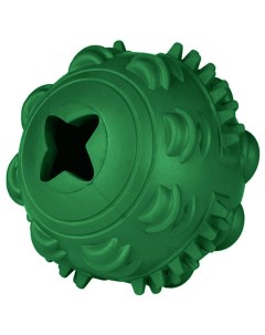 Игрушка для собак Mr Kranch Мяч с ароматом курицы зеленый 8 см Mr.kranch