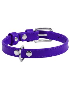Ошейник для собак Collar Glamour без украшений Фиолетовый 19 25 см Waudog