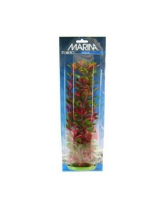 Искусственное растение для аквариума Людвигия 38 см пластик Marina