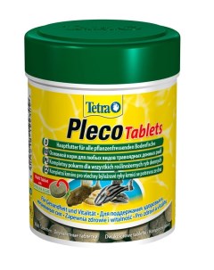 PLECO TABLETS корм таблетки для растительноядных донных рыб 58 т х 2 шт Tetra