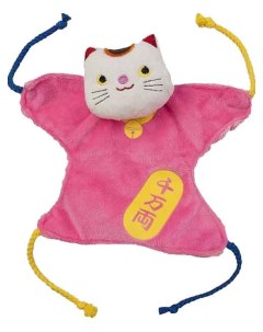 Жевательная игрушка для собак талисман Манэки нэко розовый 25 см Tarky