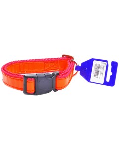 Ошейник для собак ECO LUMI светоотражающий оранжевый 20 мм 30 49 см Дарэлл