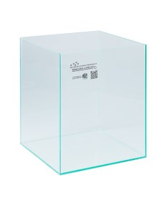 Аквариум куб без покровного стекла 31 литр бесцветный шов Пижон