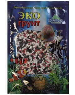 Грунт для аквариума Цветная мраморная крошка черная блестящая 2 5 мм 3 5кг Экогрунт