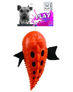 Игрушка для собак Головастик оранжевая 18 5 см M-pets