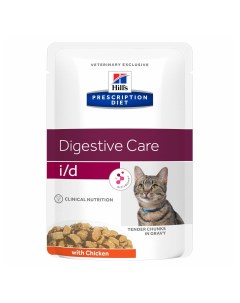 Влажный корм для кошек Digestive Care с курицей лечение заболеваний ЖКТ 85 г Hill`s