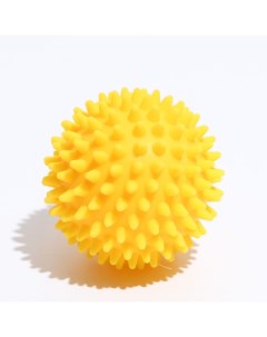 Игрушка Мяч массажный 2 7 7 см жёлтая Зооник