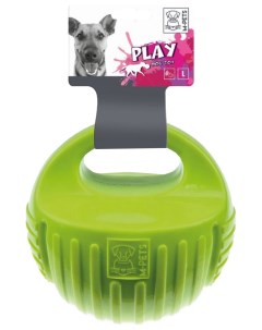 Игрушка для собак Мяч гиря зеленая 18 см M-pets