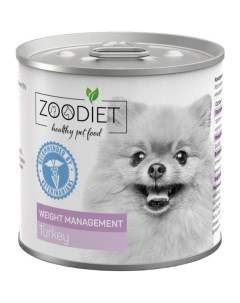 Влажный корм для собак WEIGHT MANAGEMENT контроль веса индейка 240г Zoodiet