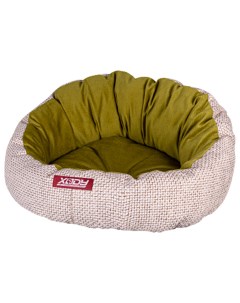 Лежак для собак и кошек Подиум Olive флок 48 х 48 см Xody
