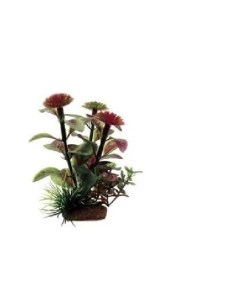 Растение для аквариума Гигрофила красно зеленая пластик 30 см Nobrand