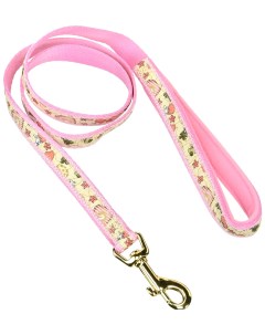 Поводок для собак Буржуа FN L10 BD PK розовый SS Japan premium pet
