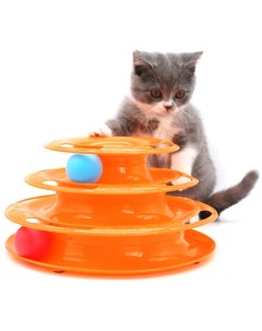 Игрушка для кошек интерактивная Волна удовольствия 351 295 цвет оранжевый Ультрамарин