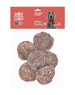 Лакомство для собак Медальоны с тыквой 9шт по 50 г Smart dog
