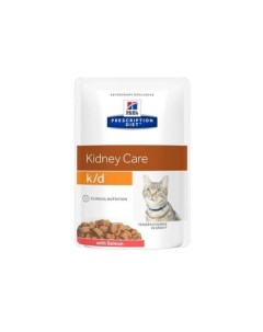 Влажный корм для кошек Prescription Diet k d Kidney Care с лососем 12 шт по 85 г Hill`s