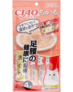 Лакомство для кошек Japan Premium Pet соус тунец 4 шт 56 г Ciao