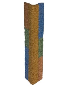 Когтеточка угловая большая ковролин цветная 74x39 5 см Дарэлл