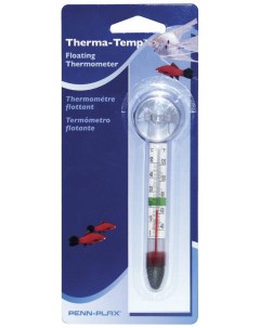 Термометр для аквариума спиртовой плавающий с присоской Penn plax