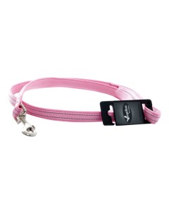 Поводок для собак Светоотражающий нейлон 20мм 120см розовый Papillon