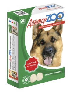 Лакомство для собак Витамины здоровье и сила 90 таблеток 6 шт Доктор zoo