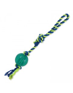 Игрушка для собак Dental Mint для метания с веревочной петлей зеленый 7x50 см Dog fantasy