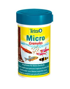 MICRO GRANULES корм гранулы для мелких тропических рыб мелкие гранулы 100 мл х 2 шт Tetra