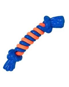 Развивающая игрушка для собак Infinity Канат из резины оранжевый синий 25 см Chomper