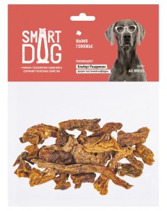 Лакомство для собак Вымя говяжье 10 шт по 50 г Smart dog