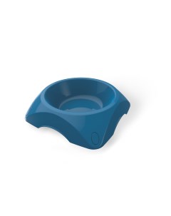Одинарная миска для собак пластик синий 1 2 л Bama pet