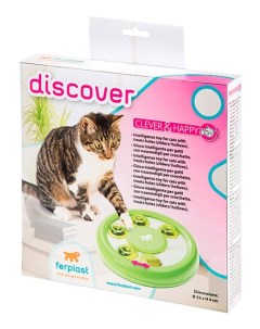 Игрушка для лакомств для кошек Discover пластик зеленый 23 см Ferplast