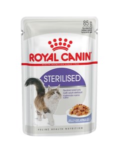 Влажный корм для кошек Sterilised мясо 12шт по 85г Royal canin