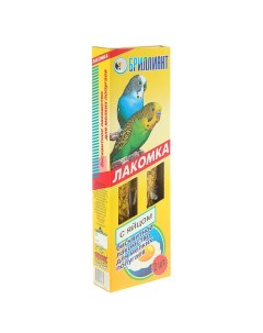 Лакомство для попугаев Лакомка яичный бисквит 2 шт 60 г Brilliant