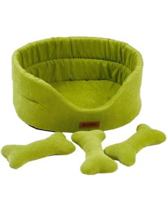 Лежак для животных Yohanka Sun зеленая размер 2 46х42х18 см Katsu