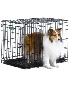 Клетка для собак iCrate размер 4 7 8 кг размер 76х48х53см черный Midwest