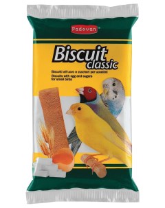 Лакомство для декоративных птиц бисквит Biscuit classic 30 г Padovan