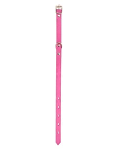 Ошейник Color Line двухслойный из нубука розовый для собак 12 ммх21 29 см Zooexpress